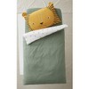 Vertbaudet Baby Reversible Duvet Cover, Little Lion, Tanzania, Wool White,
