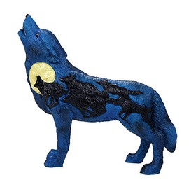 The Wolf Spirit Collection Night Rush Wolf Collectible Figurine Howling Wolf 6.25L