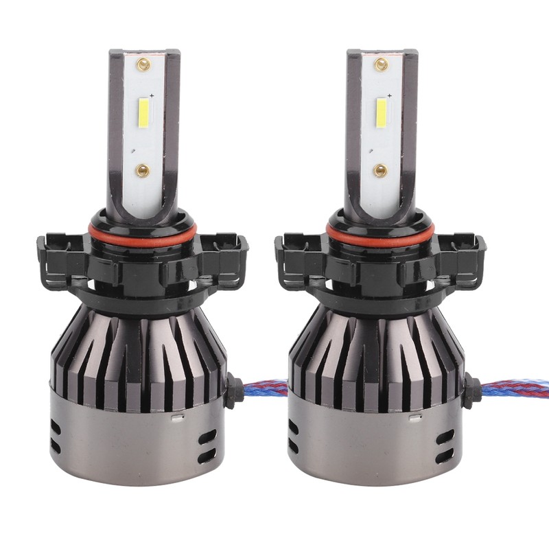 2PCS 60W White Light Car LED Integrated Headlights SuperSpotlight Built