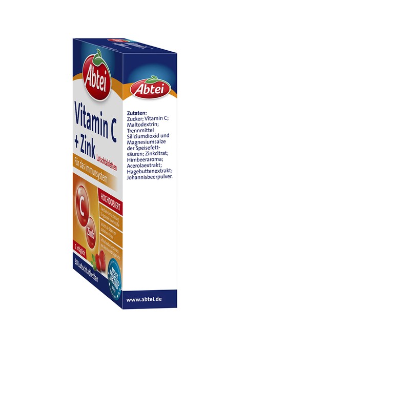 Abbey Vitamin C Plus Zinc 30 Tablets 5000010028 30