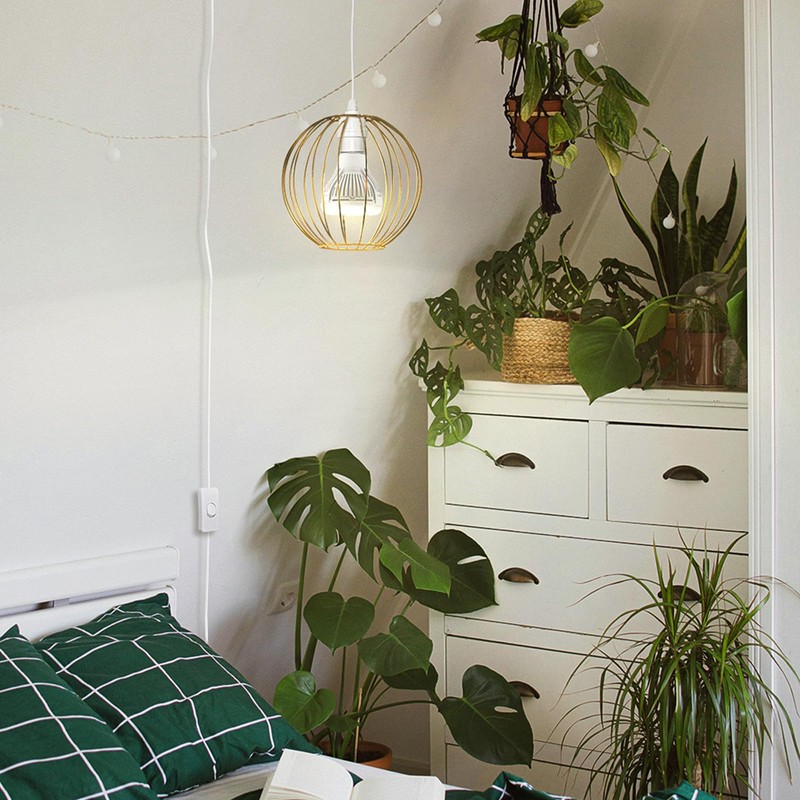 DiCUNO Hanging Lantern Extension Cord Cable, E26 Pendant Light Socket