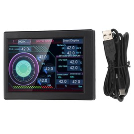 3.5 Inch PC Sensor Panel Display DIY Type C IPS USB PC Temperature Display with Stand
