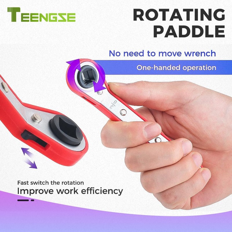 TEENGSE Valve Core Remover Installer Tool with Dual Size SAE
