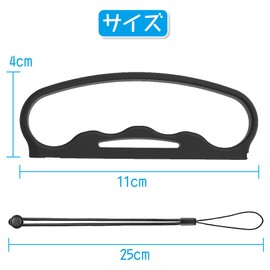 Fit Boxing Compatible Boxing Game Controller Grips Switch Fit Boxing for Adults and Kids Enhances Gaming Experience, Lightweight, Easy Grip, Easy Operation, Ergonomic Design, Set of 2, Black