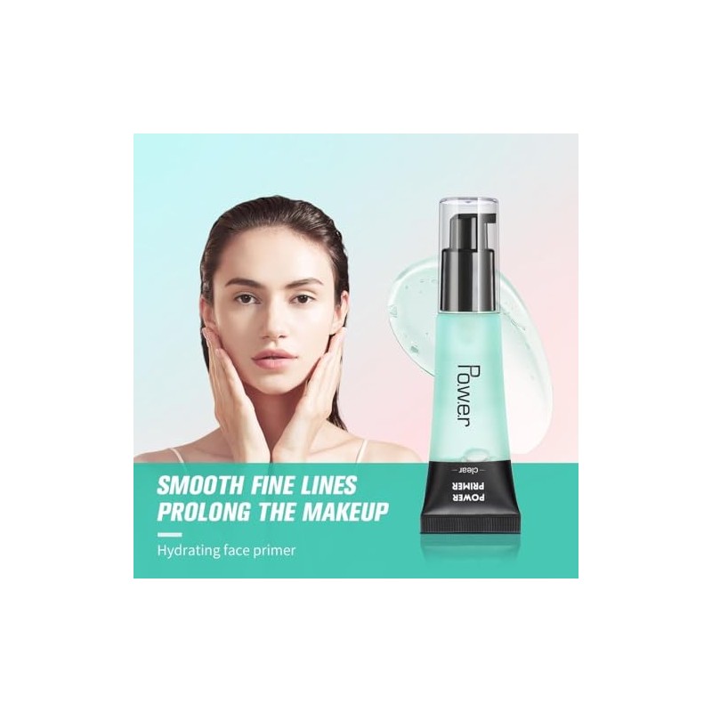 Bluemega Prebase de Maquillaje Facial, Gel base Hidratante y Corrector