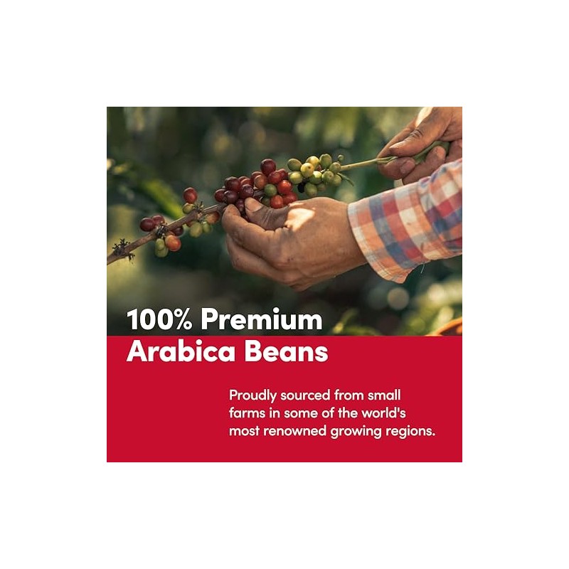 Tim Hortons Whole Bean Original, Medium Roast Coffee, Made with