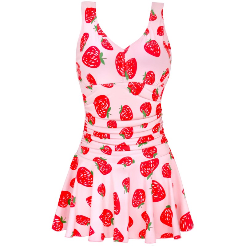 AONTUS Plus Size Swimsuits for Women Tummy Control One Piece