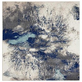 Luxe Weavers Abstract Gray 8x10 Area Rug