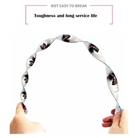 HAISENGO Bird Deterrent Scarer Rods Reflective Bird Repellent Device Outdoor Bird Scarer to Keep Pigeon and Woodpecker Away from Garden or Yard, 11.8 Inches (Gold 10pcs)