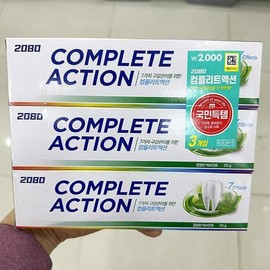 2080 Complete Action Herb Mint Flavor 125g x 3 pcs 1033216 / 2080 컴플리트 액션 허브 민트향 125g x 3개 1033216