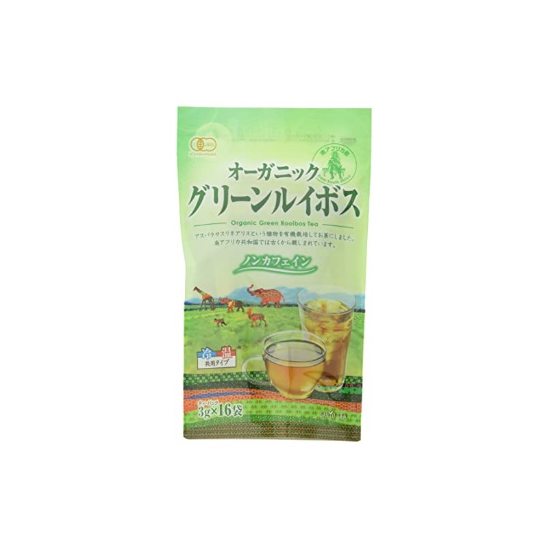 Sanyo Shoji Organic Green Rooibos Tea Pack, 1.7 oz (48