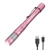 EverBrite Pen Light Pink 300 Lumens Zoomable LED with Clip,