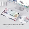 Womier 75% Wireless Mechanical Keyboard with Color Multimedia Screen Gaming
