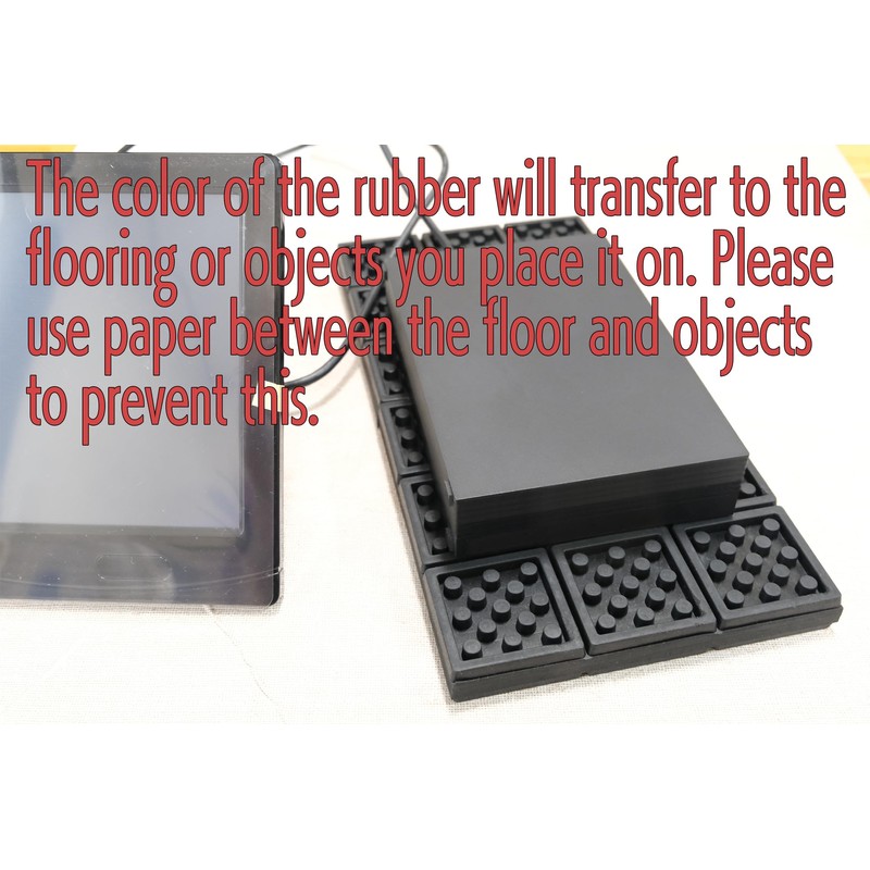 YNAK Anti-Vibration Rubber Mat, Piano, Speaker, Outdoor Unit, Household Equipment,