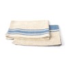 LinenMe Blue Striped Provence Linen Hand and Guest Towels, Set