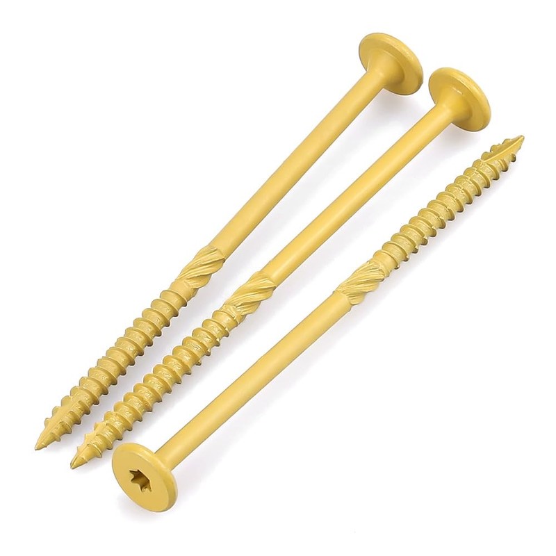 20 Pack 1/4 x 7 inch Heavy-Duty Structural Wood Screws,