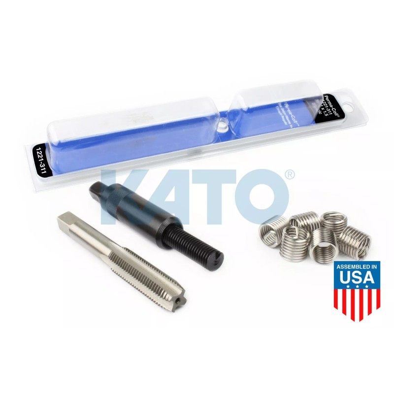Perma-Coil M11X1.5 Thread Repair Kit Perma-Coil 1221-311 (6 Insert) Helicoil