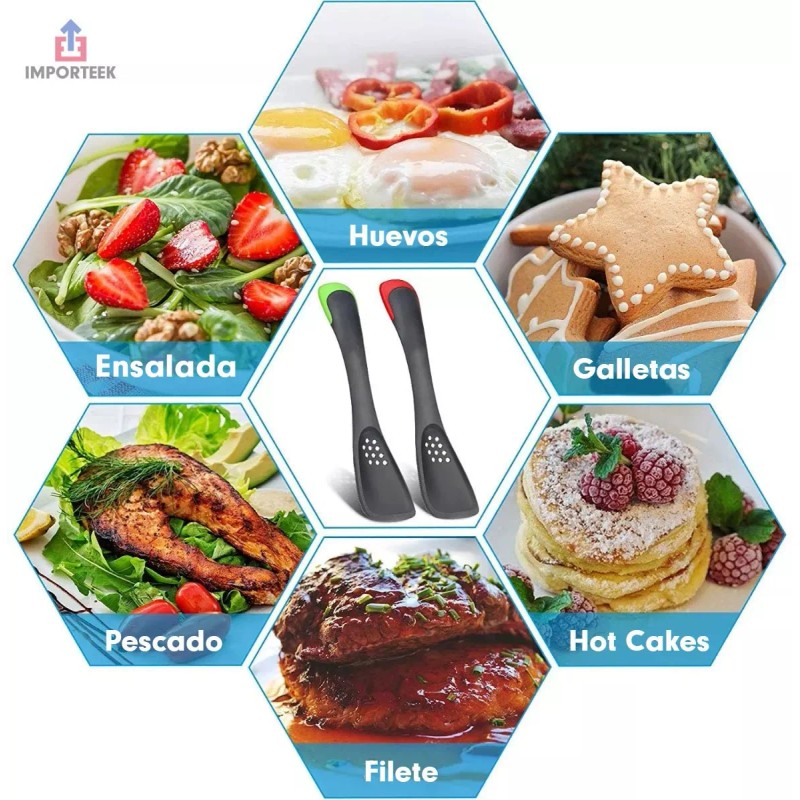 Importeek Espatula Cuchara Colador Cuchillo Utensilio Cocina Multiusos