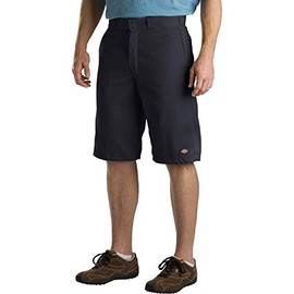 Dickies Mens 13 Inch Relaxed Fit Multi-Pocket Short, Black, 34