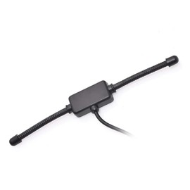 Eightwood DAB + Antenna DAB Windscreen Antenna Patch Aerial Glass Mount with 3 m DAB Car Radio Antenna