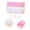 WOONEKY Nail Art Rhinestone Glue Gel DIY Flower Nail Charms