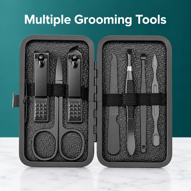 Professional Manicure & Pedicure Nail Care Set – Stainless Steel