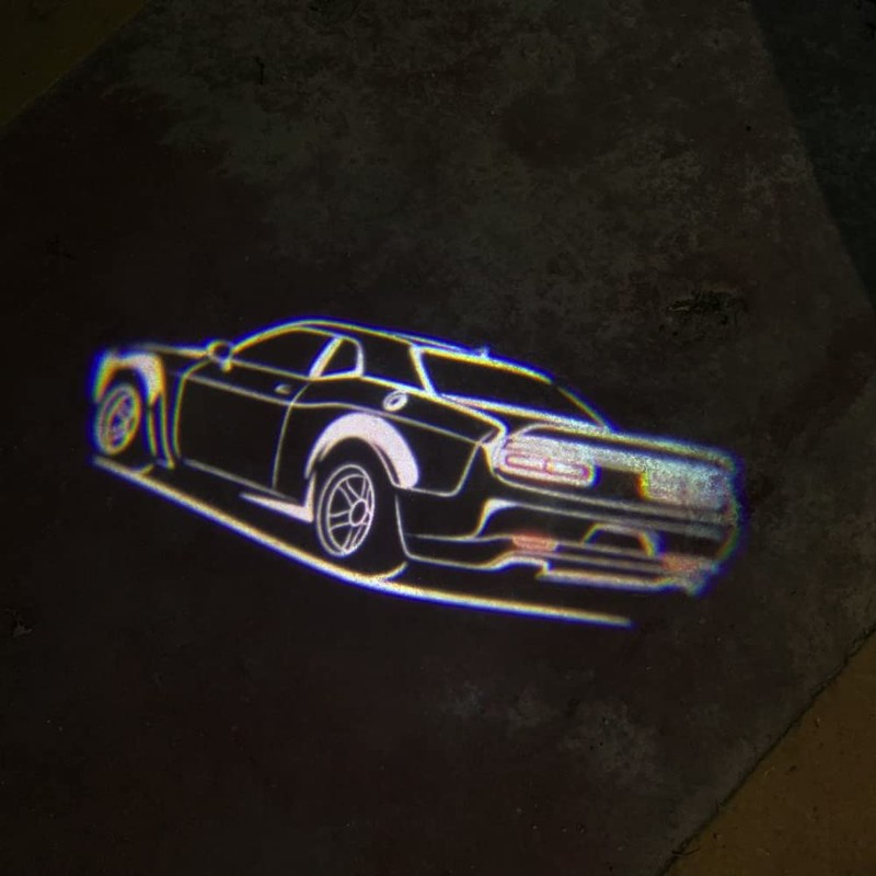 Liphontcta 通用 Car Door Logo Lights Courtesy LED Projector Lamps