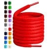 BIRCH's Oval Shoelaces 27 Colors Half Round 1/4" Shoe Laces