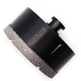 DT-DIATOOL Daimond Core Drill Bit 4-1/2 Inch Vaccum Brazed Hole Saw with 5/8"-11 Thread Drilling for Procelain Tile Ceramic Stoneware Marble Granite Stone Brick