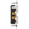 Leviton Duplex Receptacle, Commercial Spec Grade, Smooth Face, 20 Amp,