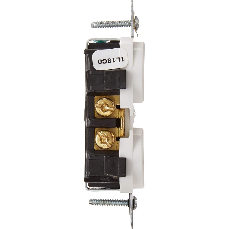 Leviton Duplex Receptacle, Commercial Spec Grade, Smooth Face, 20 Amp,