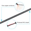 4Pcs USB A Male to 2 Pin Bare Wire 11inch,