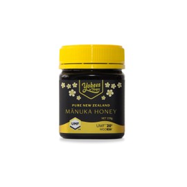 Yobees Honey's MGO 826 Certified Pure New Zealand Manuka Honey UMF 20+, Organic, Raw and Unpasteurized, 8.8oz (250 grams) (UMF20+)