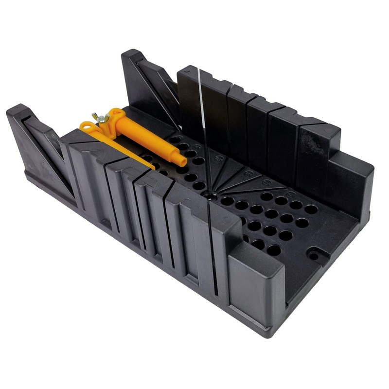 Hero Mitre Box with Retaining Clocks ABS Plastic Loading Mitre