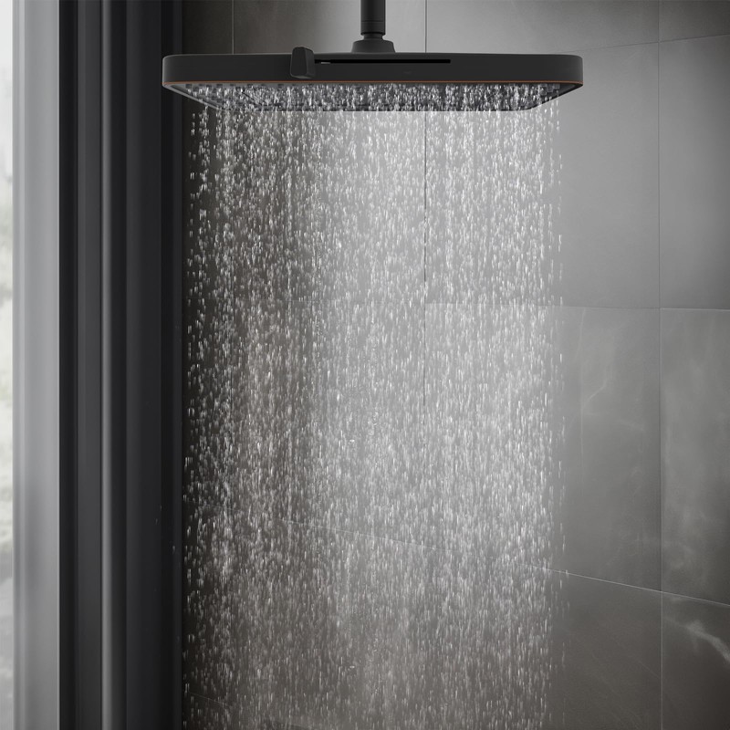 Hibbent 5 Spray Modes Shower Head, 13'' High Pressure Rain
