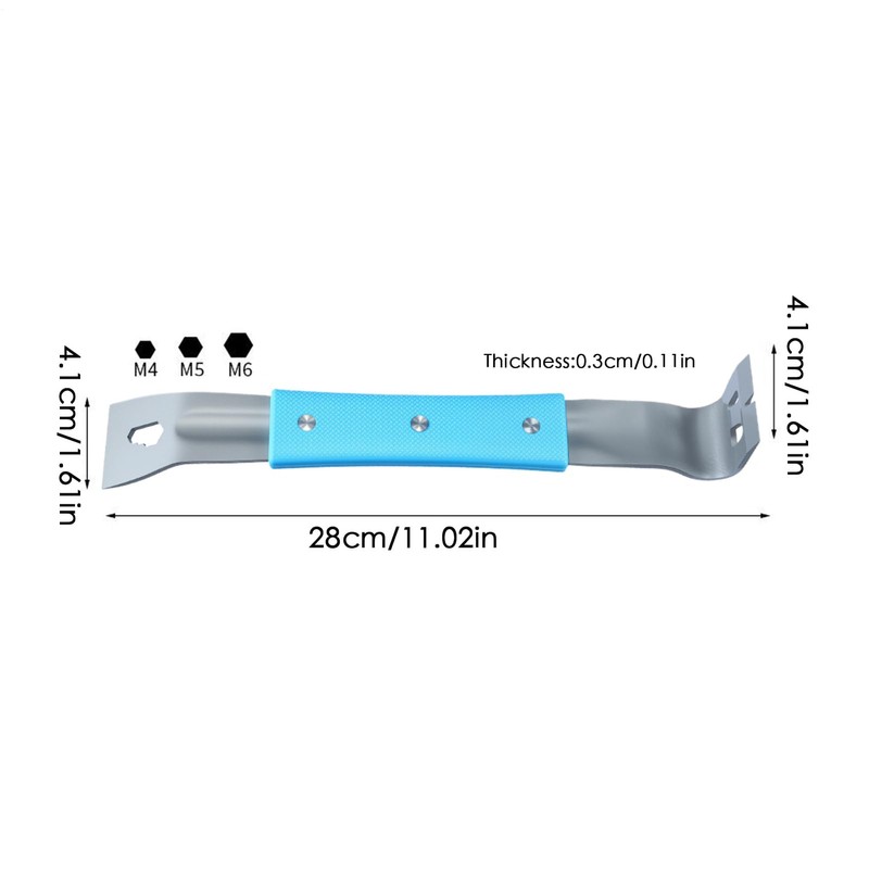 Flat Pry - Woodworking Nail Puller - Multifunctional Heavy Duty