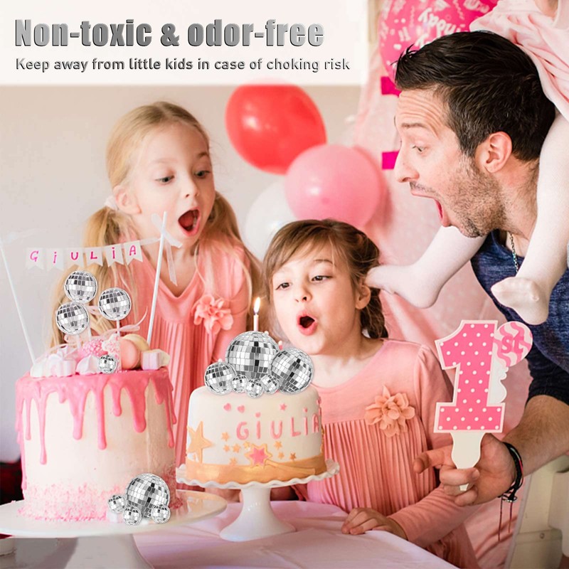 Decoración para tartas de discoteca