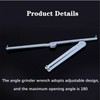 QCVENL 1 PCS Spanner Wrench Universal Adjustable Angle Grinder Wrench
