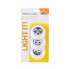 LIGHT IT! by Fulcrum, 30010-308 Stick-On Light, White, 3 Pack