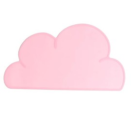 Wakauto Silicone Table Mat Cloud Silicone Placemats Mat Cloud Shaped Tableware Kids Clouds Dog Food Insulation Pads Cup Holders