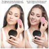 Piriuuo 2 Pcs Oval Makeup Sponges for Foundation, Dry and