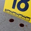 Crime Scene Evidence Tents with Scale, Numbered 1-20