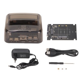 USB3.0 to IDE SATA HDD Docking Station 6Gbps Dual Bay External Hard Drive Docking Station AC