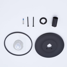 Escutcheon Replacement for Moen 16090 T470 Chateau Collection, for One-Handle Tub and Shower Faucets, Matte Black