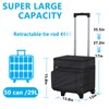 Cooler with Wheels and Handle, 50 Can Rolling Cooler, Portable