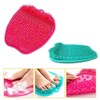 Exfoliating mat brush apple-shaped acupressure protrusion massage mint 2ea