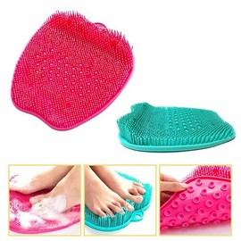 Exfoliating mat brush apple-shaped acupressure protrusion massage mint 2ea