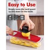 Geedel Mandoline Slicer for Kitchen, Cheese Grater Carrot Shredder Zucchini
