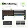 KING BIRD Large Raised Garden Bed with Legs Galvanized Elevated