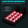 Mini Macro Programmable Keypad, One Handed Custom Programmable Gaming Keyboards